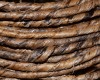 Cordão/corda roliça palha de bananeira natural - 4 mm (metro)